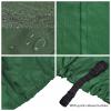 11-27ft Trailerable Boat Covers, 420D Waterproof Oxford Cloth Tear Resistance Personal Watercraft Cover Bass Speedboat V-Shape Jumbo Boat Cover, Green,14to16FT: 530x290cm view 2