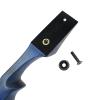 oubert 15 Inch Black Hunter Bow Riser Only Right Hand Archery Bow Riser for Takedown Recurve Bow Longbow Replacement Riser (Deep Blue) view 4