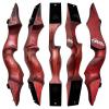oubert 15 Inch Black Hunter Bow Riser Only Right Hand Archery Bow Riser for Takedown Recurve Bow Longbow Replacement Riser (Red) view 2
