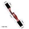 oubert 15 Inch Black Hunter Bow Riser Only Right Hand Archery Bow Riser for Takedown Recurve Bow Longbow Replacement Riser (Red) view 3