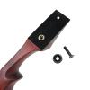 oubert 15 Inch Black Hunter Bow Riser Only Right Hand Archery Bow Riser for Takedown Recurve Bow Longbow Replacement Riser (Red) view 4