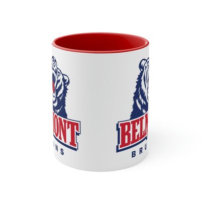 Express Design Group Belmont University Accent Coffee Mug, 11oz Red
