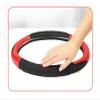 FUERU Car Steering Wheel Cover Set Universal Car Steering Wheel Cover Breathable Leather Waterproof Anti-Wrinkle Car Interior (Color : 3#) view 3