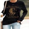 We are The Granddaughters of The Witches Shirt 4 XL Halloween Tops for Women We are The Granddaughters of The Witches Shirt Loose Funny Graphic Tshirts Fun Plus Size 4XL Black view 2