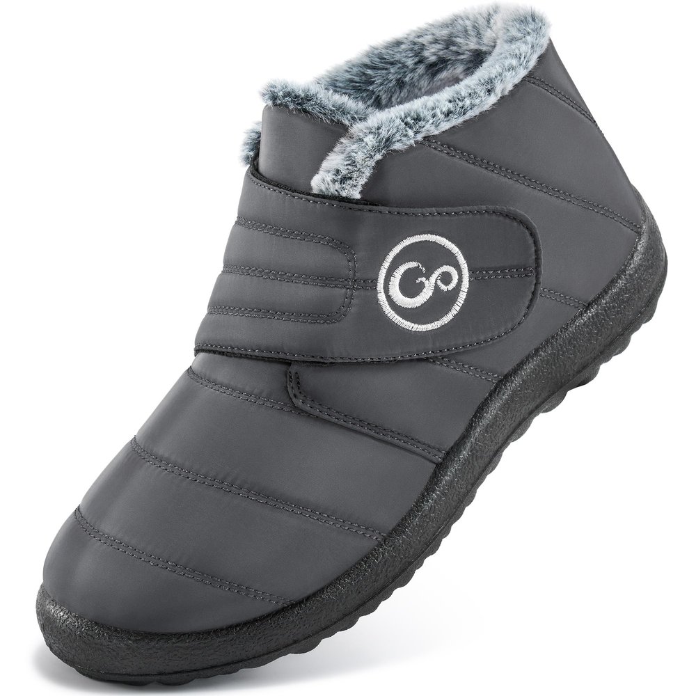 Almusen Womens Winter Snow Boots: Comfortable Lightweight Warm Fur Lined Non Slip Walking Waterproof Outdoor Ankle Booties