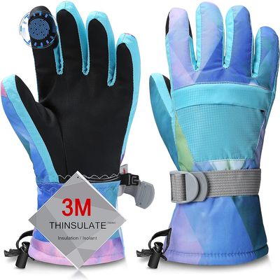 Odtmger Ski Gloves, Warmest Waterproof and Breathable Snow Gloves for Cold Weather, Fits Both Men & Women,for Parent Child Outdoor