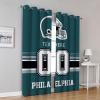 Cokpet Custom Philadelphia Curtains, Personalized Blackout Curtains 2 Panels for Bedroom, Customized Name and Number Window Drapes for Living Room Decor view 2