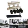 Bikes Block Fork Mount, Car Roof Rack Support Bike Stand Holder, Universal Bicycle Carrier for Truck Bed, Car Rack, Trailer Luggage Rack Carrying (Argent) view 3
