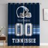 Cokpet Custom Tennessee Curtains, Personalized Blackout Curtains 2 Panels for Bedroom, Customized Name and Number Window Drapes for Living Room Decor view 1