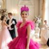 Hot Pink Crowns for Women Extra Large Tiaras 5" Tall Pageant Crowns Rhinestone Big Queen Crown Princess Quinceanera Tiara for Wedding Birthday Prom Party Costume Cosplay view 2