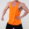 Maiyifu-GJ Men's Stringer Tank Top Gym Workout Bodybuilding Sleeveless Tee Summer Casual Athletic Sweatshirts (Orange,XX-Large) view 3
