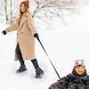 Almusen Womens Winter Snow Boots: Comfortable Lightweight Warm Fur Lined Non Slip Walking Waterproof Outdoor Ankle Booties view 2
