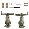 Tactical Helmet Rail Headset Adapter,Multi-Angle Rotation Headphone Bracket Kit Compatible with OPS Core ARC/Team Wendy view 3