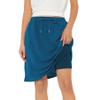 Zando Skorts for Women Casual Summer Dressy Casual Rip Skirt Athletic Golf Skirt Womens Skirts Knee Length Skorts Skirts for Women with Pockets with Shorts Navy Blue Small view 3