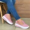 Ladmiple Sneakers For Women Walking Shoes Black Womens Canvas Slip On Shoes Sneakers for Women Fashion Comfortable Dressy Casual Summer Low Top Platform Walking Flats Loafers view 3