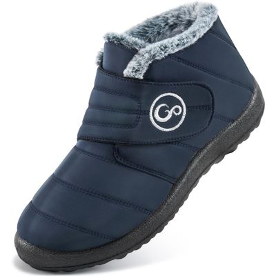 Almusen Womens Winter Snow Boots: Comfortable Lightweight Warm Fur Lined Non Slip Walking Waterproof Outdoor Ankle Booties