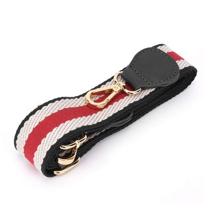 QANYEGN Crossbody Bag Strap, Purse Strap Replacement, Handbag Strap for Handbag Shoulder Bag, Crossbody Bag Handbag (Red and Black)