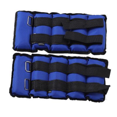 UPQRSG 2Pcs Ankle Weights, Oxford Cloth Strength Training Ankle Weights, Adjustable Build Stamina Leg Weight Straps, for Gym, Fitness, Workout, Walking, Jogging 5kg