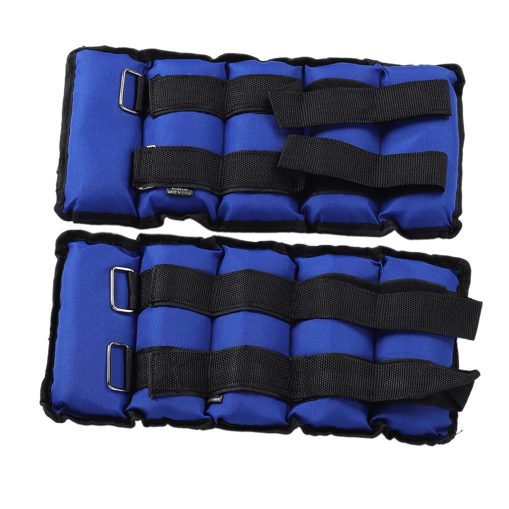 UPQRSG 2Pcs Ankle Weights, Oxford Cloth Strength Training Ankle Weights, Adjustable Build Stamina Leg Weight Straps, for Gym, Fitness, Workout, Walking, Jogging 5kg