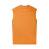 Maiyifu-GJ Men's Summer Round Neck Bodybuilding Vest Fitness Bodybuilding Sleeveless Tee Workout Gym Muscle Tank Tops (Orange,X-Large) view 1