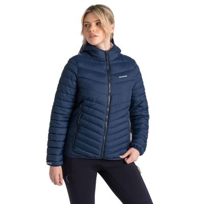 Craghoppers Women's Craghoppers Mens Compresslite Viii Hooded Padded Lightweight CoatHooded Padded Lightweight Coat, Bluenvy/Bnvy, 8