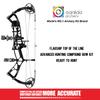 Sanlida 2024 Dragon 10 Flagship Top of The Line Hunting Compound Bow Kit for Adults and Advanced Archers, IBO Speed 340 FPS, Limited Life-time Warranty (Large Cam(30"-32"), Black, 50-60#) view 3