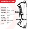 Sanlida 2024 Dragon 10 Flagship Top of The Line Hunting Compound Bow Kit for Adults and Advanced Archers, IBO Speed 340 FPS, Limited Life-time Warranty (Large Cam(30"-32"), Black, 50-60#) view 4