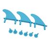 3Pcs Soft Top Surfboard Fins Surf Fin Screws Parts Softboard Supplies Foam Surf Board Longboard Thruster Fins for Summer Cruiser Deck Beach view 1
