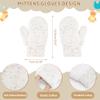 Winter Hats, Gloves, Scarves Set with Pompom Beanies for 0-4 Year Old Boys & Girls view 3