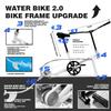 Spatium Fishing Water Bikes 2.0,Pedal Drive Water Bike Inflatable Float Adults & Youth Fishing/Cruise on Water More Stable+Mat Dark Blue Water Bikes for Lake view 2