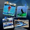 Spatium Fishing Water Bikes 2.0,Pedal Drive Water Bike Inflatable Float Adults & Youth Fishing/Cruise on Water More Stable+Mat Dark Blue Water Bikes for Lake view 4
