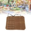 KWQBHW Camp Kitchen Utensil Organizer Portable Roll Up Camping Utensils Organizer Portable Picnic Cutlery Storage Bag for Backpacking BBQ Camping Hiking Travel(Khaki) view 3
