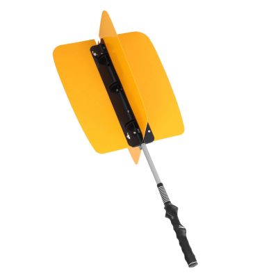 JEOZBM Golf Power Resistance Trainer, Yellow Golf Power Swing Fan with Non-Slip Grip and Rubber Handle, Golf Swing Training Aid Fan for Golf Drive & Distance