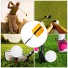 JEOZBM Golf Power Resistance Trainer, Yellow Golf Power Swing Fan with Non-Slip Grip and Rubber Handle, Golf Swing Training Aid Fan for Golf Drive & Distance view 2