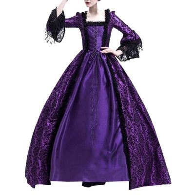18Th Century Dress for Women Victorian Ball Gown Flared Sleeves Renaissance Vintage Dress Masquerade Medieval Costume Gothic Queen Dress