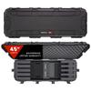 NANUK 988 Hard Case 45 with Wheels & Customizable Foam Insert, IP67 Waterproof & Crushproof, Rugged Construction for Ultimate Protection, Made in Canada  Black (44.9 x 16.3 x 13.6) (4 UP Black)