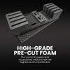 NANUK 988 Hard Case 45 with Wheels & Customizable Foam Insert, IP67 Waterproof & Crushproof, Rugged Construction for Ultimate Protection, Made in Canada  Black (44.9 x 16.3 x 13.6) (4 UP Black) view 4