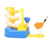 NDNCZDHC Golf Pitching Machine for Children, Indoor Outdoor Training Golf Balls and Club Equipment, Portable Outside Yard Active Gifts(Yellow Blue) view 2