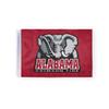 Alabama Collegiate Crimson Tide Motorcycle Flags - 6x9 Inch Double-Sided Wrap Knitted Polyester with 0.75" Pole Sleeve - Officially Licensed NCAA Product view 1