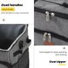 35L Rolling Cooler Bag, Insulated Leakproof Portable Soft Rolling Cooler with Wheels and Handle, Cooler Bag Trolley Box for Beach Camping BBQ view 4