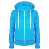 IEPOFG Women's 2023 Fall Fashion Hoodies Zip Up Drawstring Long Sleeve Fleece Sweatshirts Trendy Teen Girl Y2K Workout Tops view 1