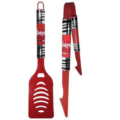 Siskiyou Sports NCAA Nebraska Cornhuskers 2 pc Color Tailgate BBQ Set Team Colors, One Size