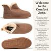 Alpine by Dearfoams Men's Brixen Indoor/Outdoor Memory Foam Boot Slipper, Chestnut, 8-9 view 3