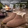 Alpine by Dearfoams Men's Brixen Indoor/Outdoor Memory Foam Boot Slipper, Chestnut, 8-9 view 4