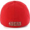 47 Men's Scarlet San Francisco 49ers Franchise Logo Fitted Hat view 2