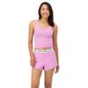 Hanes Women's Originals Loungewear Set, Comfywear Rib Crop Tank and Sleep Shorts, 2-Piece Set view 2