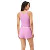 Hanes Women's Originals Loungewear Set, Comfywear Rib Crop Tank and Sleep Shorts, 2-Piece Set view 4