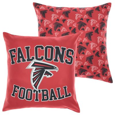 FOCO NFL 2 Pack Throw Pillow Cover 18 x 18, Atlanta Falcons