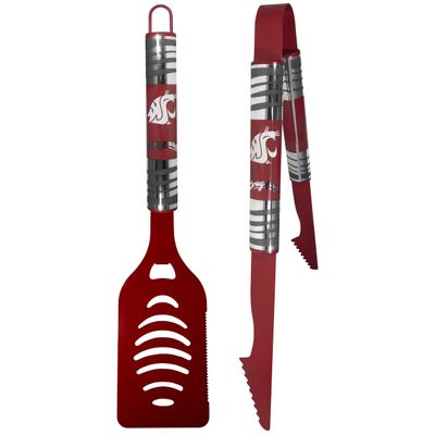 Siskiyou Sports NCAA Washington State Cougars 2 pc Color Tailgate BBQ Set Team Colors, One Size