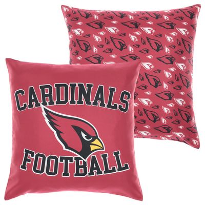 FOCO NFL 2 Pack Throw Pillow Cover 18 x 18, Arizona Cardinals